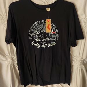 New with tags Levis black tshirt  size XXXL